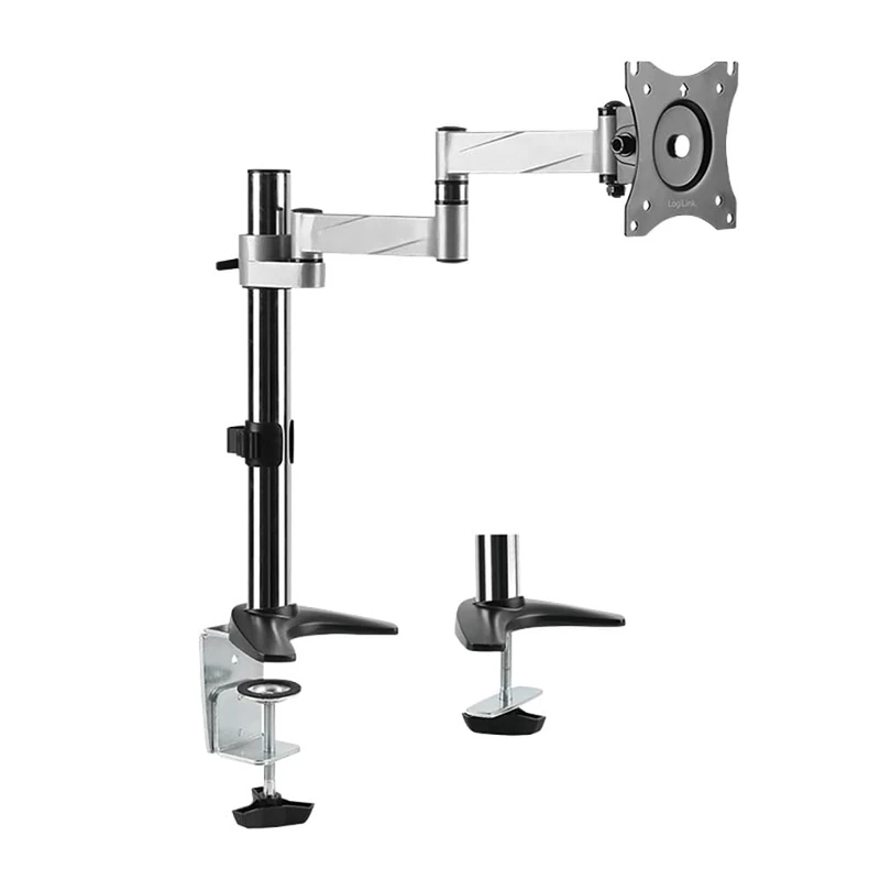 LogiLink BP0076 Monitor Desk Mount (13-27 Inches), Arm 396 mm Black