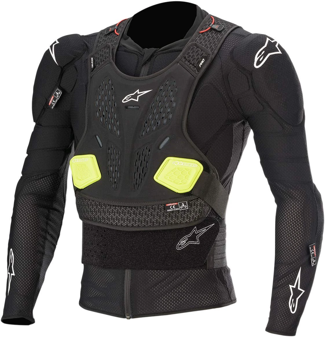 Alpinestars Bionic Pro V2 Jacket Chest Protection X Large Black Yellow Fluo