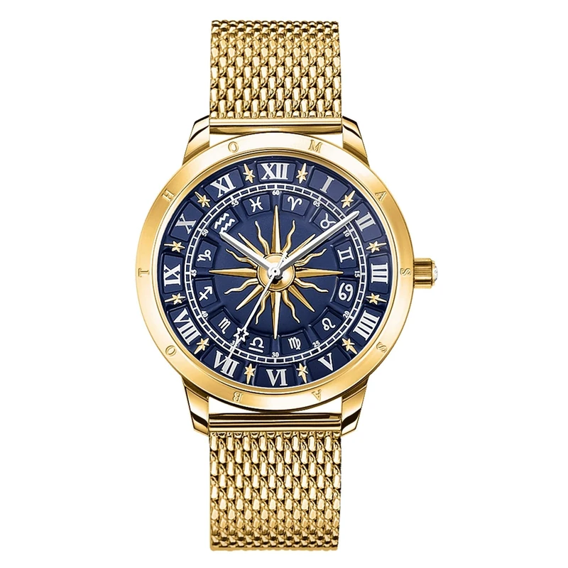 Thomas Sabo Women Watch Zoadic Sign Analogue Quartz Stainless Steel WA0352-264-209-33 MM