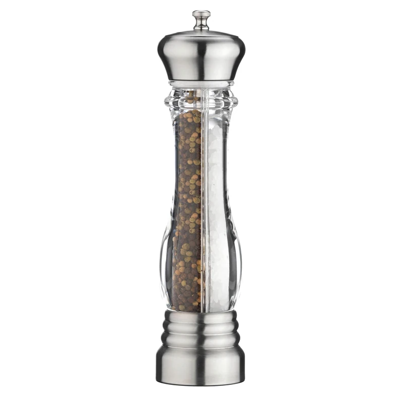 Grunwerg Gmill Salt and Pepper Double Mill, Stainless Steel, 30cm