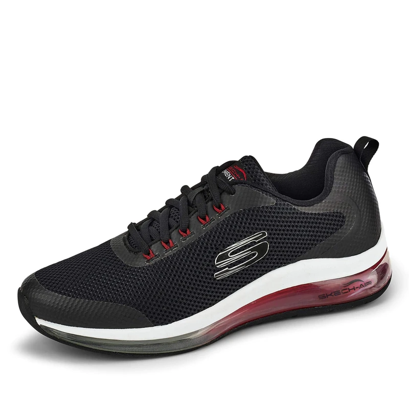 Skechers Men's Skech-air Element 2.0 Trainers, Blue Black Mesh Red Synthetic Trim Bkrd, 9 UK