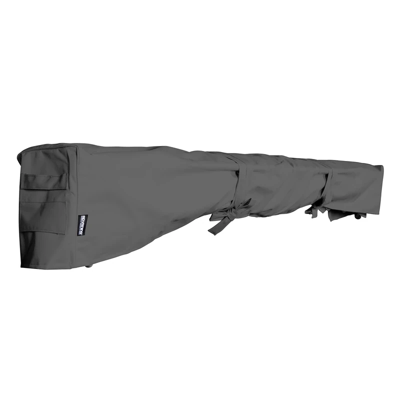 ADVANING All-Weather Protective Cover for 16' Wide Retractable Awnings, Heavy-Duty Weather Proof Polyester Fabric, Color: Grey, AC1600-P862T