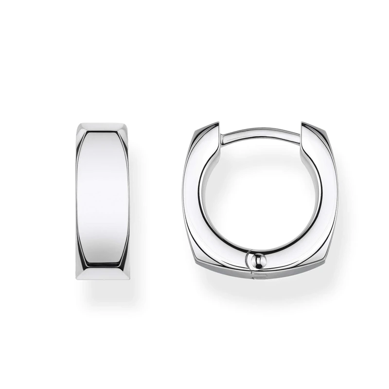 THOMAS SABO hoop earrings Minimalist silver 925 Sterling Silver