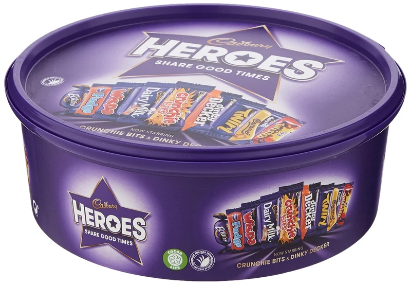 Cadbury Heroes Chocolate Tub, 600g