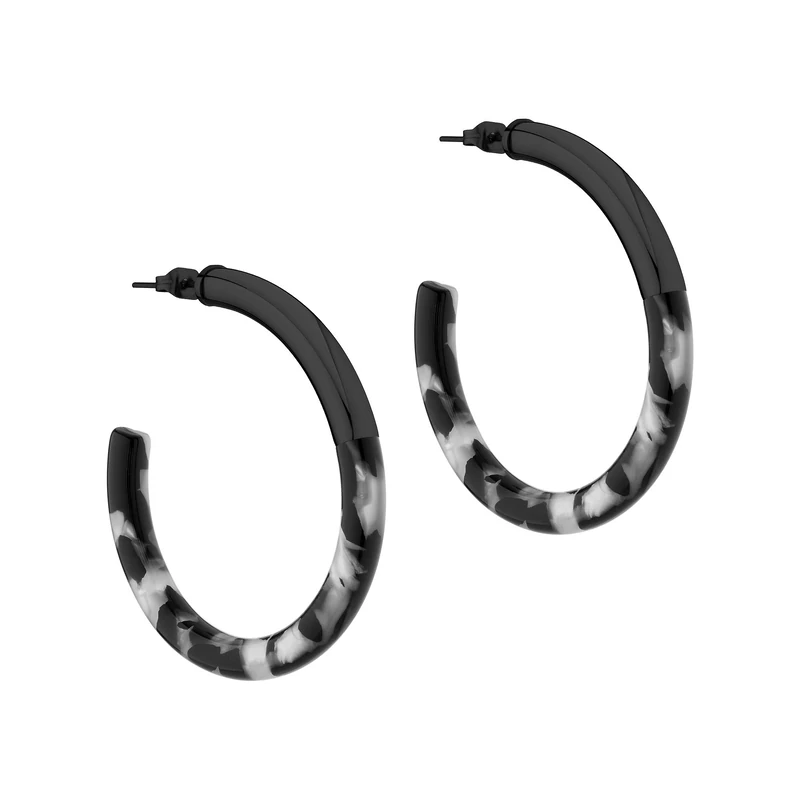 Liebeskind Women's Creole Earrings Stainless Steel, Standard, Stainless Steel, No Gemstone