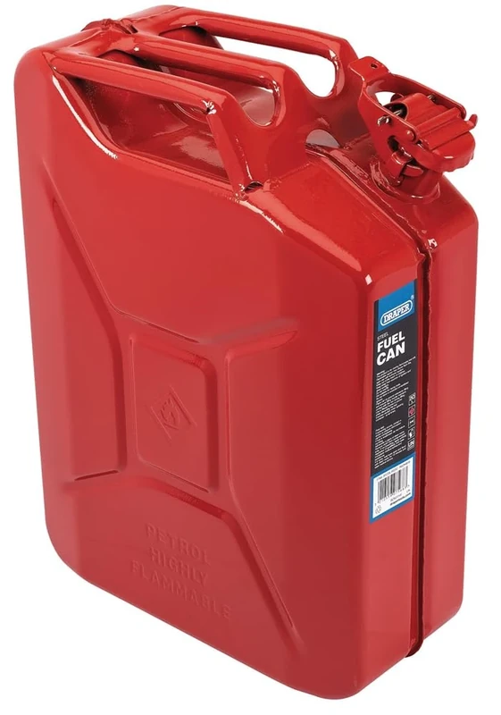 Draper 07568 20L Steel Fuel Can (Red)