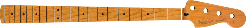 Fender Roasted Maple Precision Bass Neck, 20 Medium Jumbo Frets, 9.5", Maple, C Shape