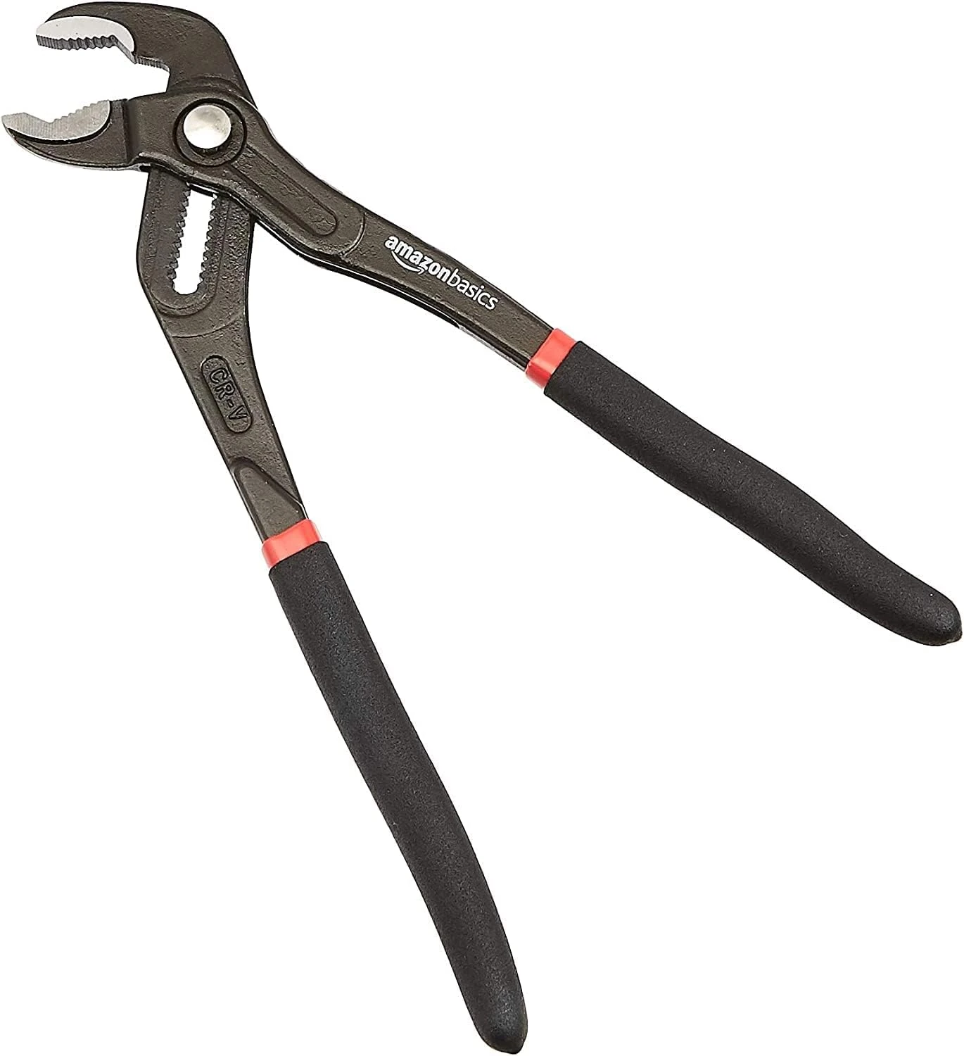 Amazon Basics Quick Release Water Pump Pliers 12" Grooved Slip Joint, Black