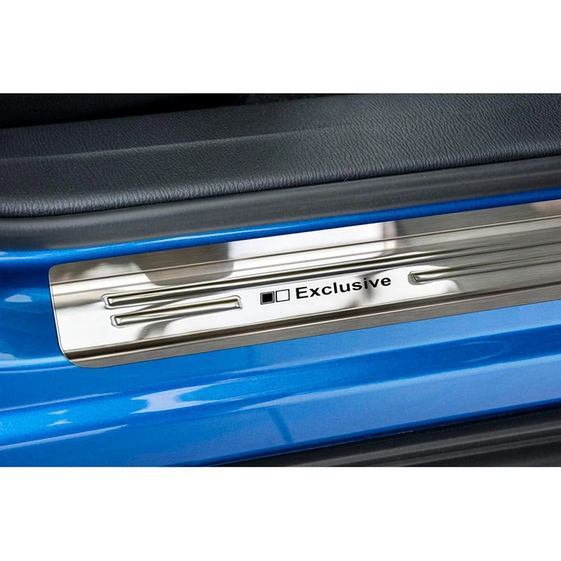 Avisa 2/27007 Stainless Steel Door Sills for Mazda CX-3 2015-2018 & FL 2018-'Exclusive' – 4-Piece