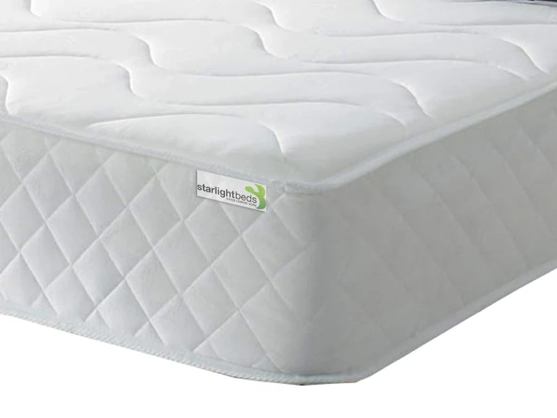 Starlight Beds - Small Double Memory Fibre Mattress. Small Double Mattresses Containing Springs with a Layer of Memory Fibre (Small Double Mattress) 4ft x 6ft3