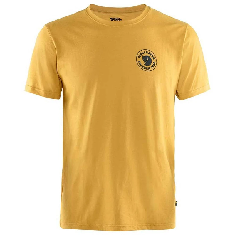 FJALLRAVEN F87313-160 1960 Logo T-shirt M Ochre S
