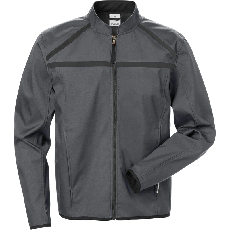 FRISTADS Fusion Softshell Jacket Dark Grey Size S 100% polyester - Image 1