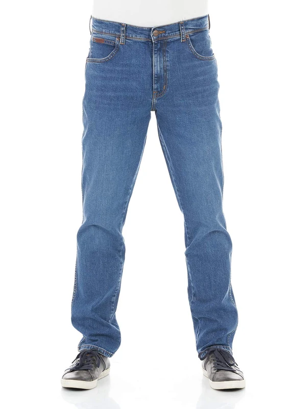 Wrangler Men's Texas Slim Jeans, Blue (Game On E), 30W / 34L