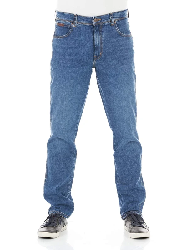 Wrangler Men's Texas Slim Jeans, Blue (Game on E), 33W / 32L