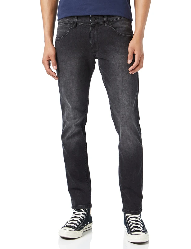 Wrangler Men's Bryson Skinny Jeans, Black (Like A Champ 120), W36/L32 (Manufacturer size: 36/32)