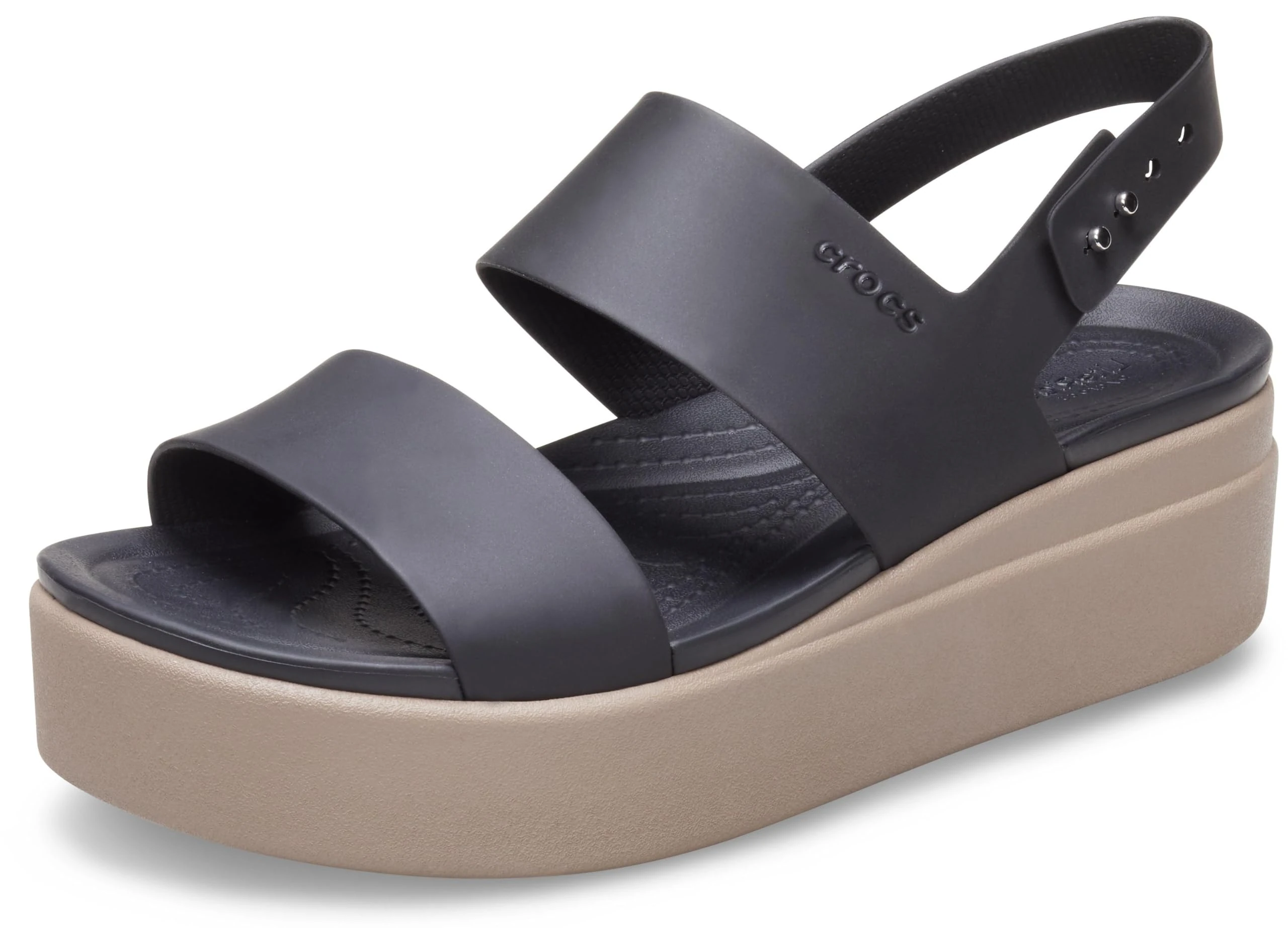 Crocs Brooklyn Low Wedge W Blk/Mrm