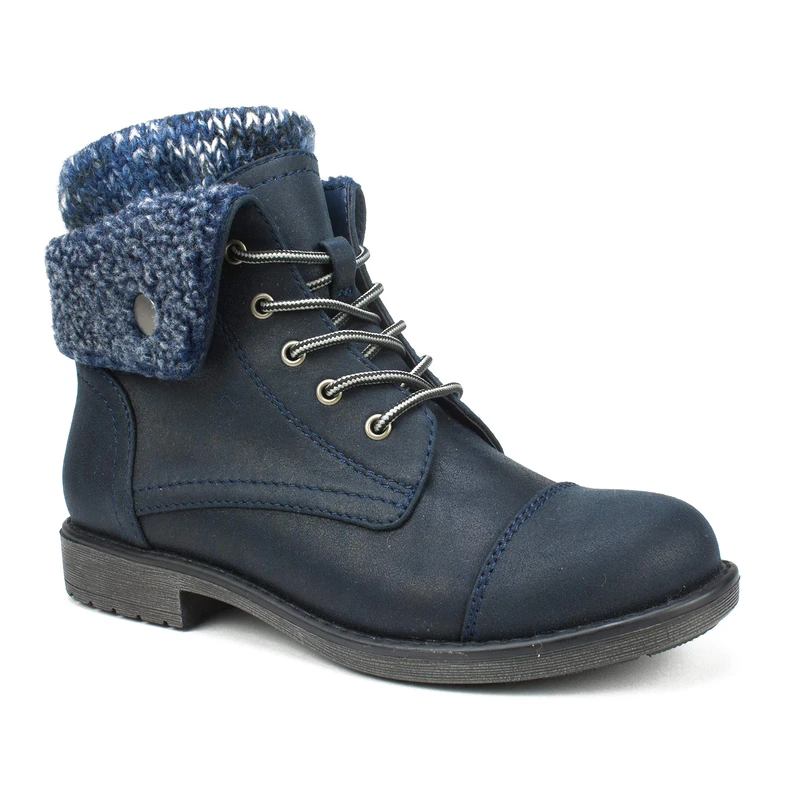 CLIFFS BY WHITE MOUNTAIN Women's Duena Size 11 Hiking Boot, Navy/Fabric/Fleece, 9 UK