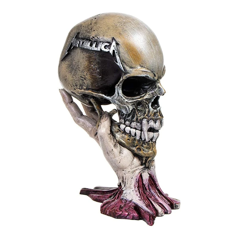 Nemesis Now Metallica Sad But True Skull 22cm, Resin, Taupe