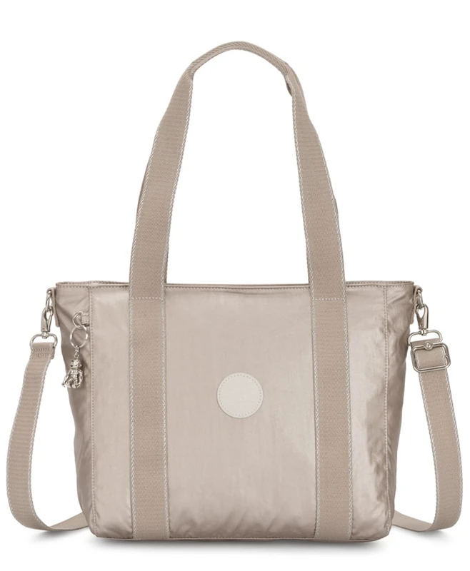Kipling ASSENI S Small tote, Totes, Metallic Glow (Silver)
