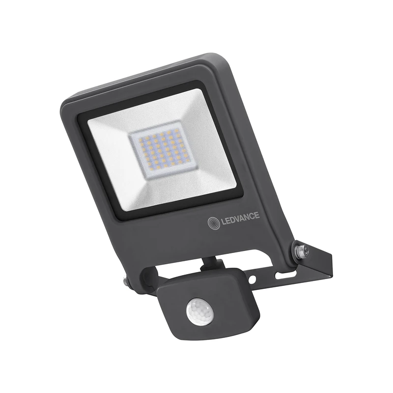 Floodlight LED: for wall, ENDURA© FLOOD Sensor Cool White / 30 W, 220…240 V, beam angle: 120°, Cool White, 4000 K, body material: aluminum, IP44, 1-pack