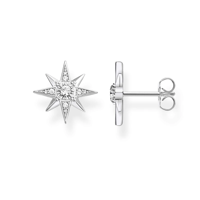 Thomas Sabo stud earrings star silver 925 sterling silver H2081-051-14 - Image 1