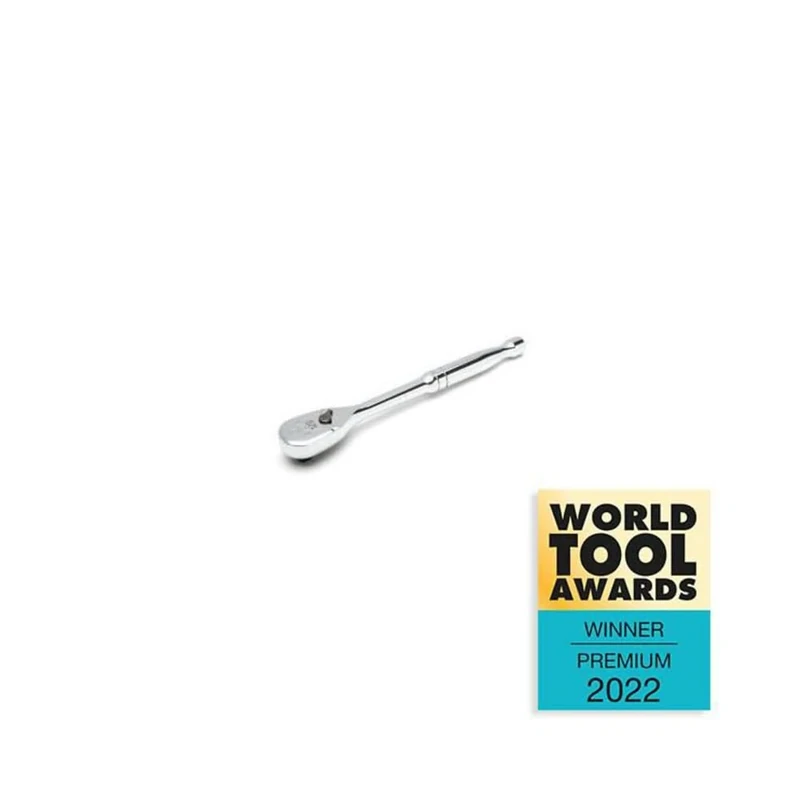 SATA ST13974 1/2-Inch Drive 120P Professional Ratchet with Teardrop Head, Polished, with 3-Degree Swing Arc