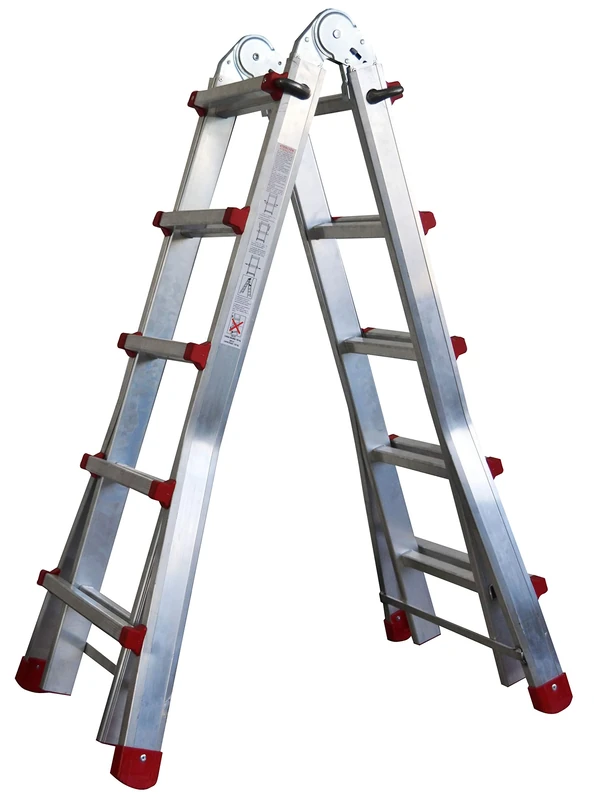 Homelux 825035 Multi-Purpose Telescopic Ladder, 2 x 10 Steps