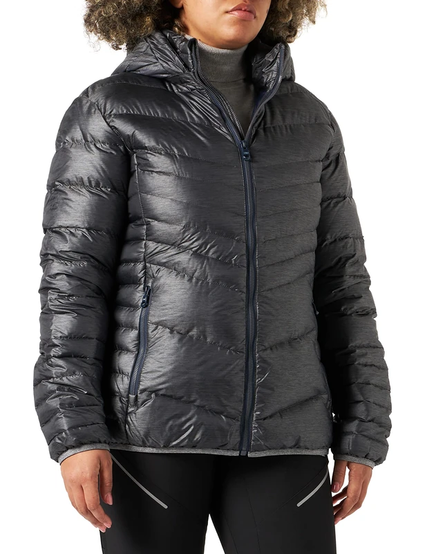 CMP 39k3086 Women's Jacket, women's, Jacket, 39K3086, B.Blue Mel., FR : L (Taille Fabricant : 42)