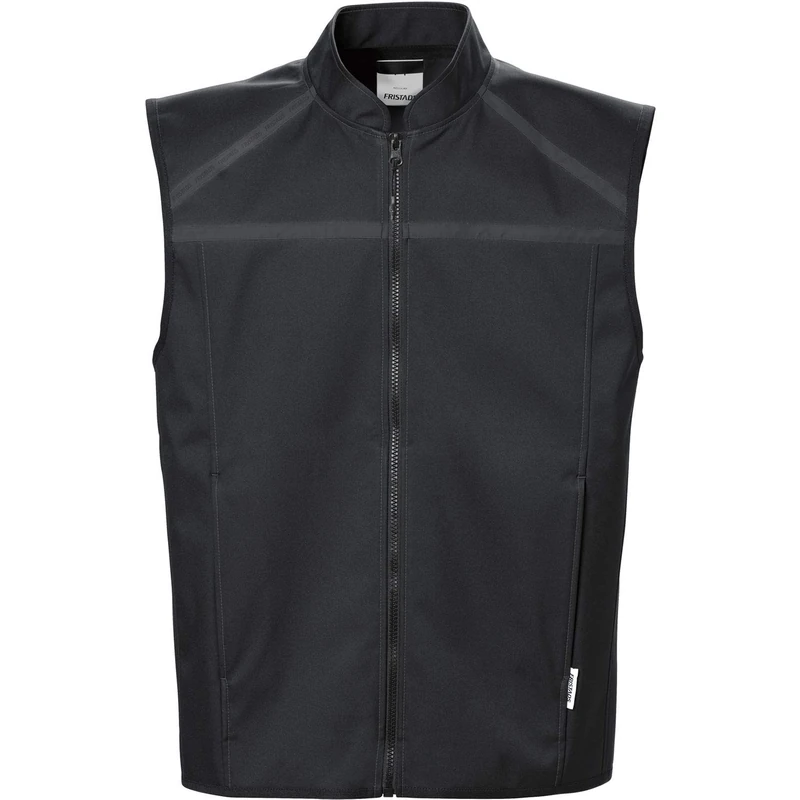 FRISTADS Fusion Softshell Jacket Sleeveless Black Size XL 100% polyester