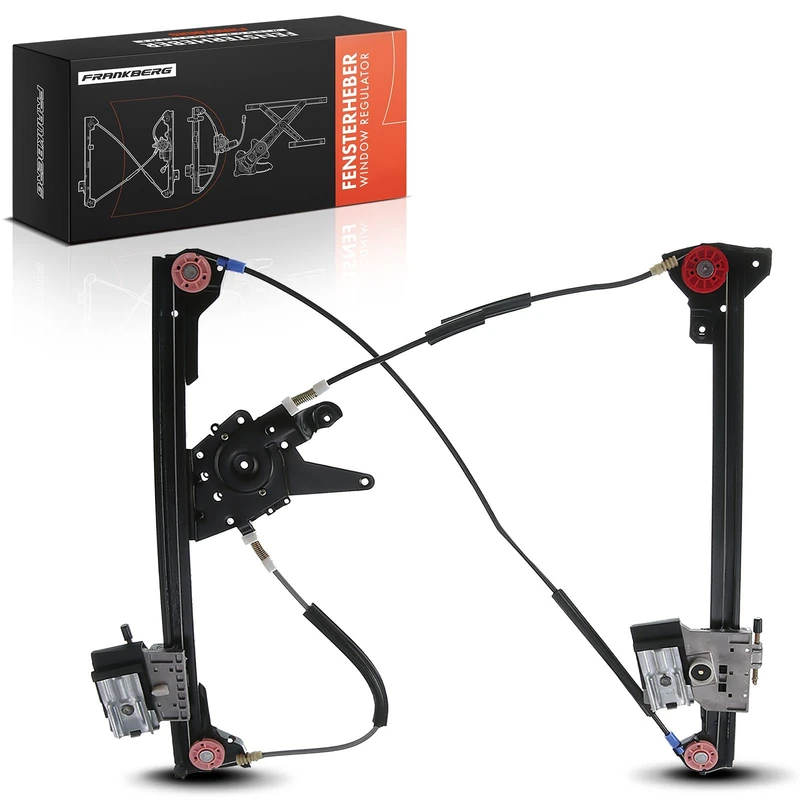 Frankberg 1E0837461 Window Regulator Without Motor Front Left Compatible with Golf III Cabriolet 1E7 1993-2002