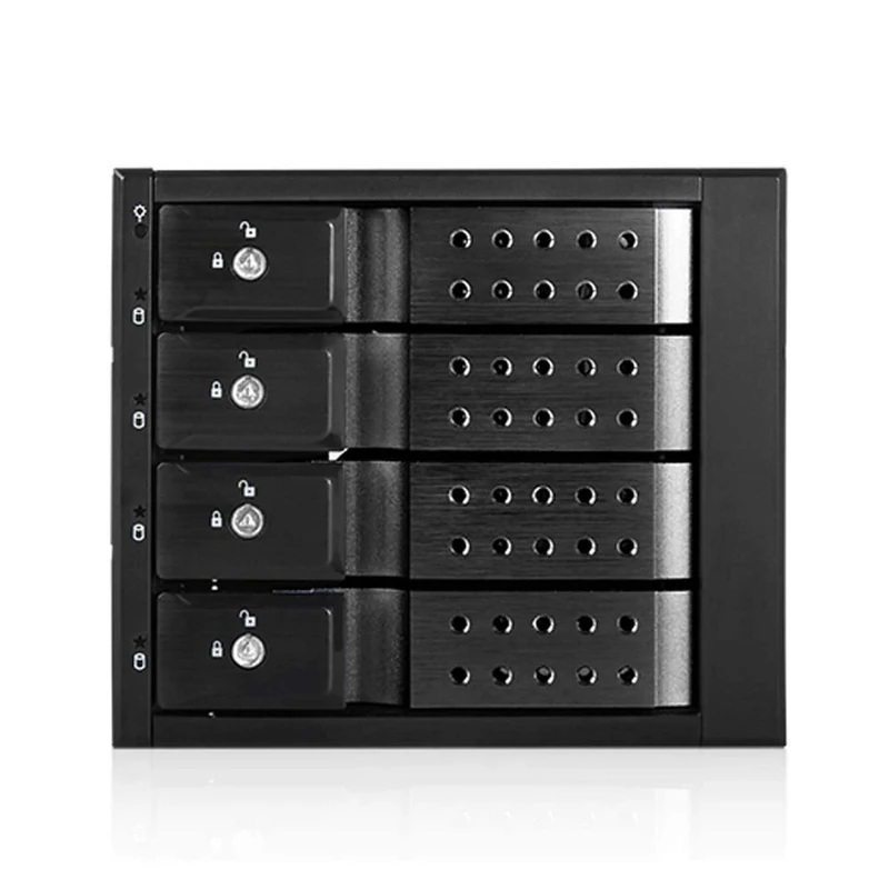 ISTAR BPN-DE340HD-BLACK Trayless 3x 5.25" to 4x 3.5" 12Gb/s HDD Hot-swap Rack