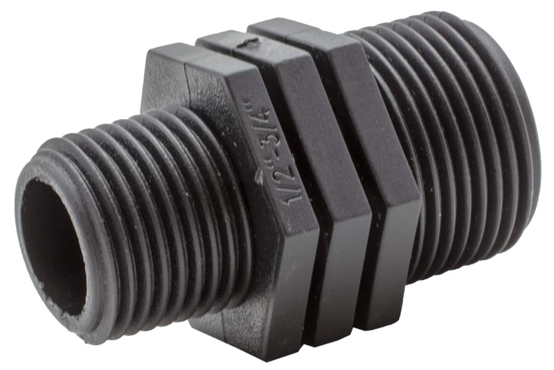 Riegolux 16759 Polypropylene Male Thread Sleeve 1-3/4 Reducer