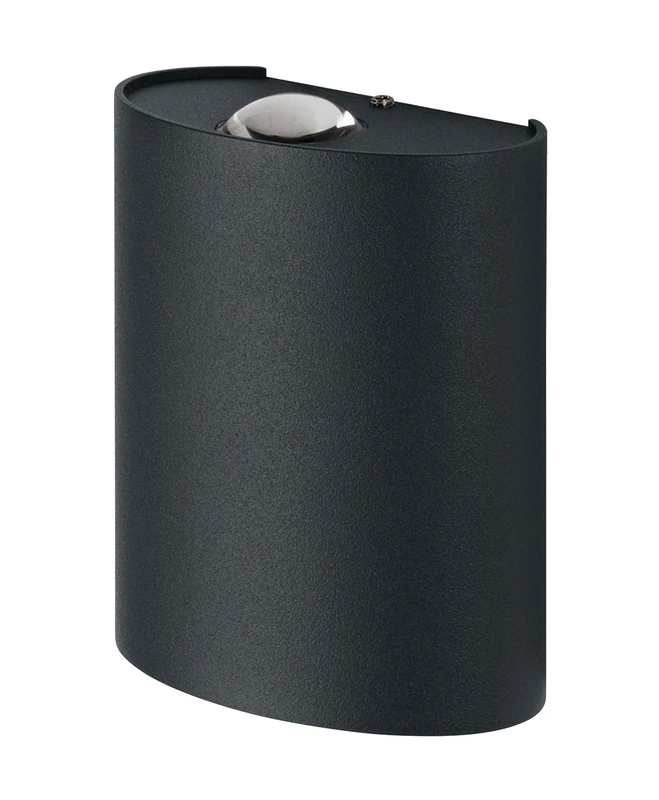 Wall and ceiling luminaire LED: for wall, ENDURA© STYLE UPDOWN DECO / 6 W, 220…240 V, beam angle: 55°, Warm White, 3000 K, body material: aluminum, IP44, 1-pack