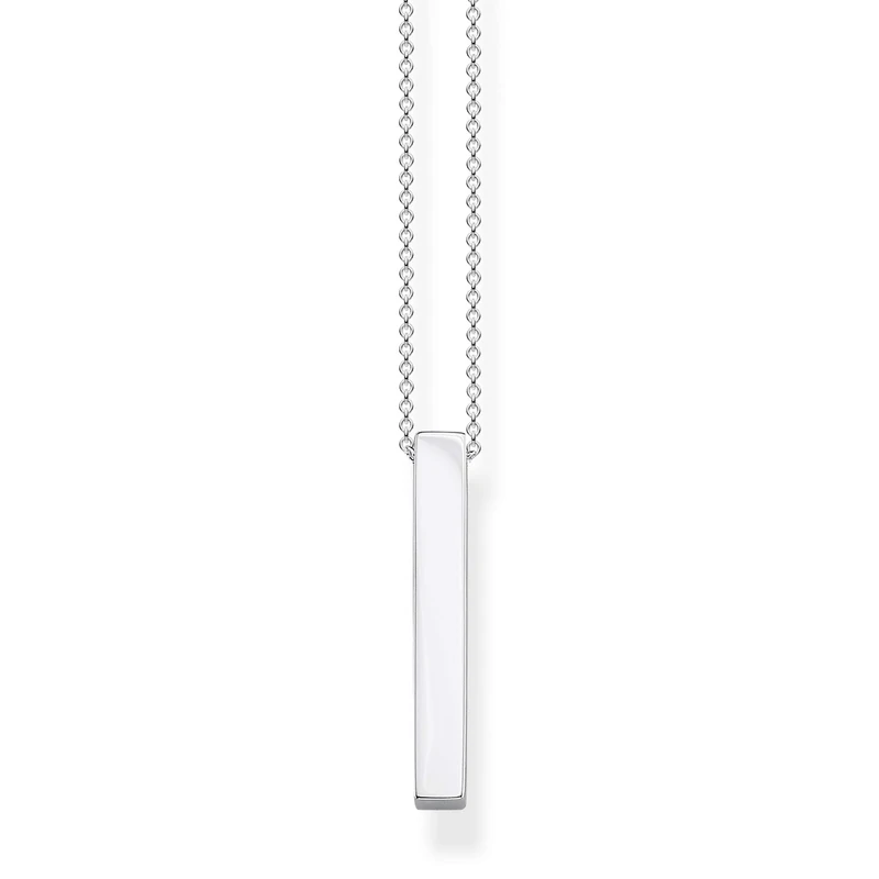 Thomas Sabo Women Necklace Silver Cuboid 925 Sterling Silver KE1907-001-21