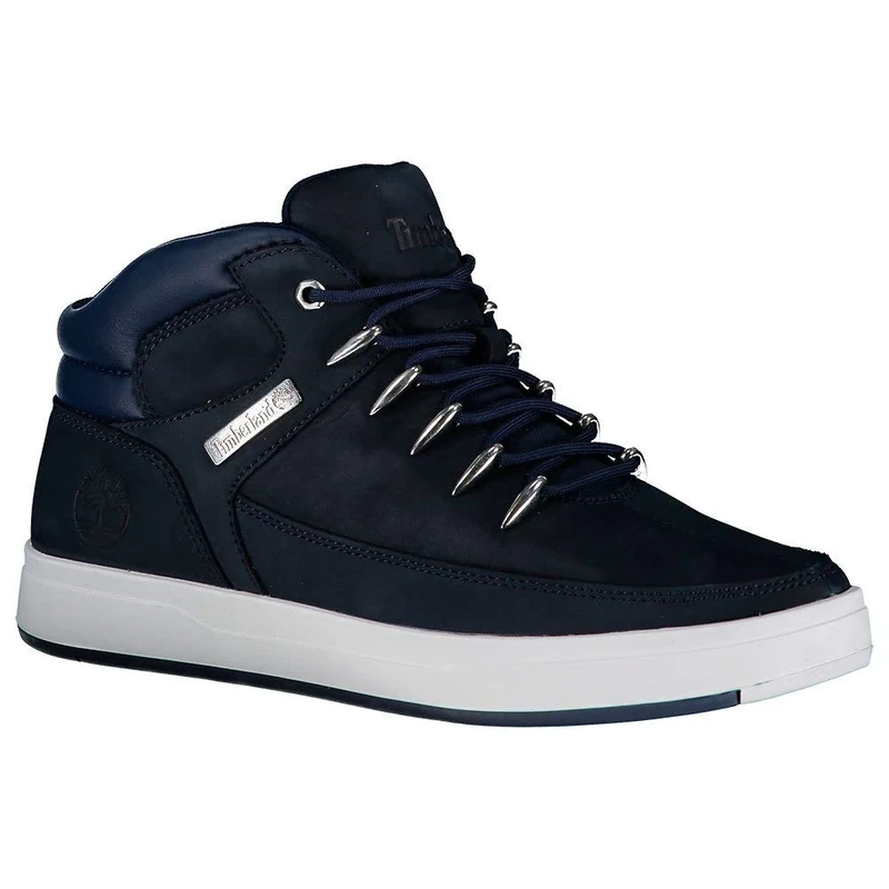 Timberland Men's Davis Square Hiker Boots, Navy Nubuck, 13.5 UK