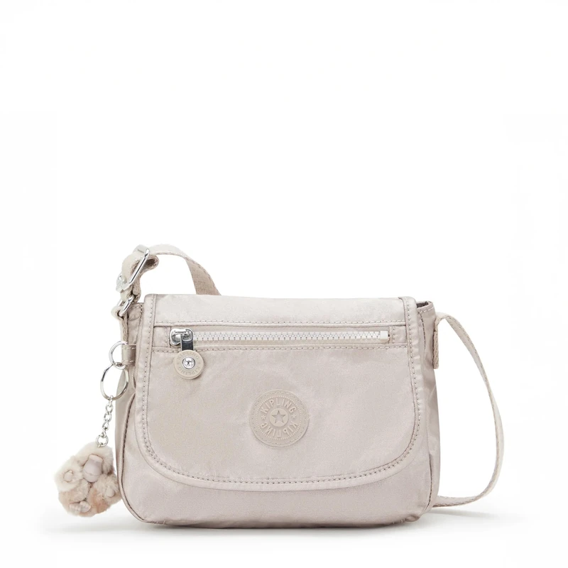 Kipling Sabian Mini Crossbody Bag-Small Cross Body Purse, Metallic Glow, 7.75" L x 5.75" H x 3.5" D, Sabian Mini Crossbody Bag - Small Cross Body Purse