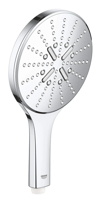 GROHE Rainshower 150 Smartactive Hand Shower Water-Saving 150mm Shower Head with 3 Sprays Chrome Finish Made in Germany 26590000