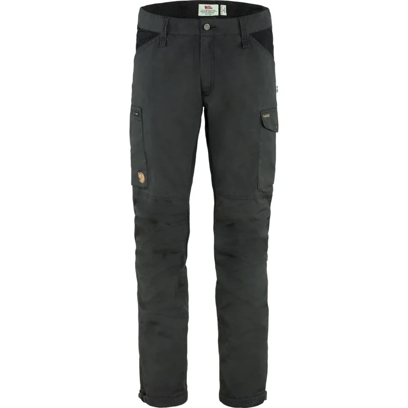 FJALLRAVEN Men's Kaipak Trousers M Pants, Grey (Dark Grey - Black), 44 EU