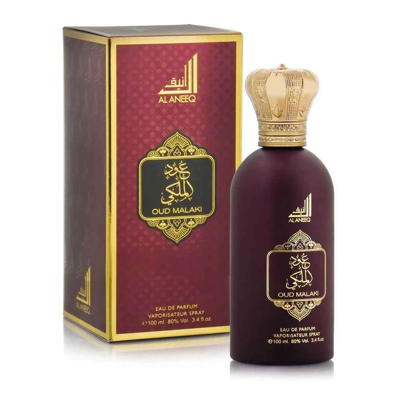 AL ANEEQ Oud Malaki Arabic Perfume Men - Oud Perfume for Men 100ml Eau de Parfum