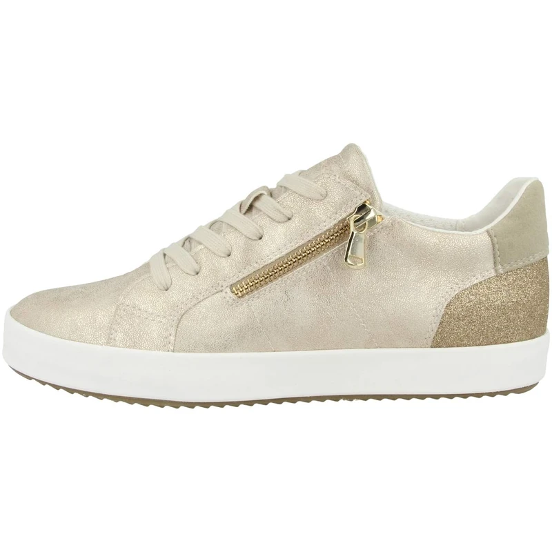 Geox Womens D Blomiee Sneakers, Lt Gold, 3 UK