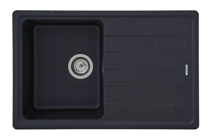 respekta COLUMBIA78X50S Sink, Black, 100x50 cm