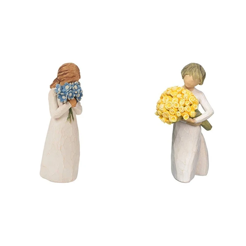 Willow Tree Forget Me Not Figurine & Tree Good Cheer Figurine