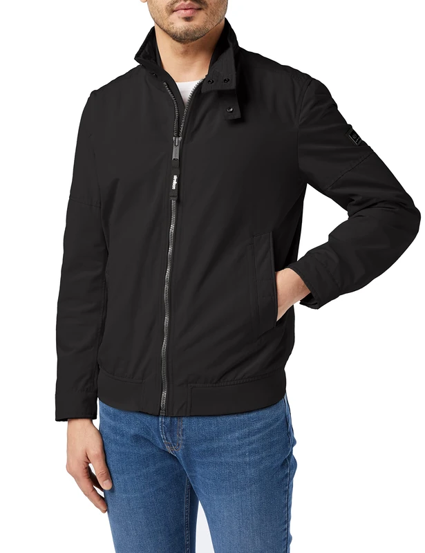 Strellson Premium Men's Lecce-w Jacket, Black (Black 001), 4X-Large (Size: 58)
