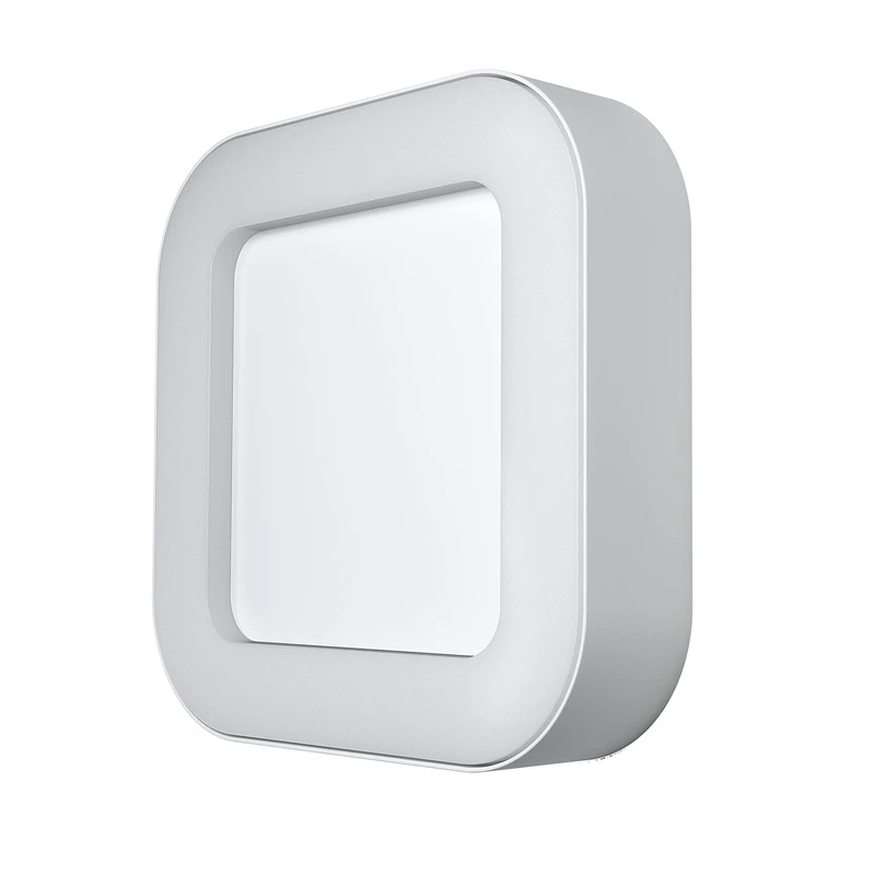 Wall and ceiling luminaire LED: for wall, ENDURA© STYLE SQUARE / 13 W, 220…240 V, Warm White, 3000 K, body material: aluminum, IP44, 1-pack