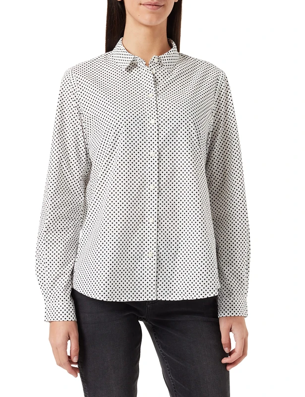 Marc O'Polo Women's 2128142395 Blouse, Multicolor (Multi B22), 8