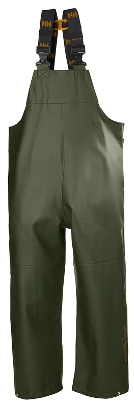 Helly Hansen Workwear Men's Gale Waterproof Rain Bib Trousers, Light Green, XS