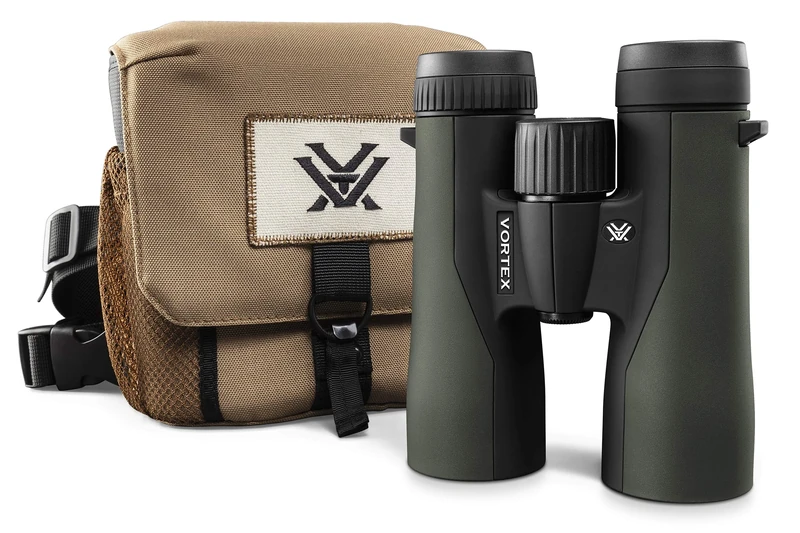Vortex Optics Crossfire HD 8x42 Binoculars - HD Optical System, Tripod Adaptable, Rubber Armor, Waterproof, Fogproof, Shockproof, Included GlassPak - Unlimited, Unconditional Warranty