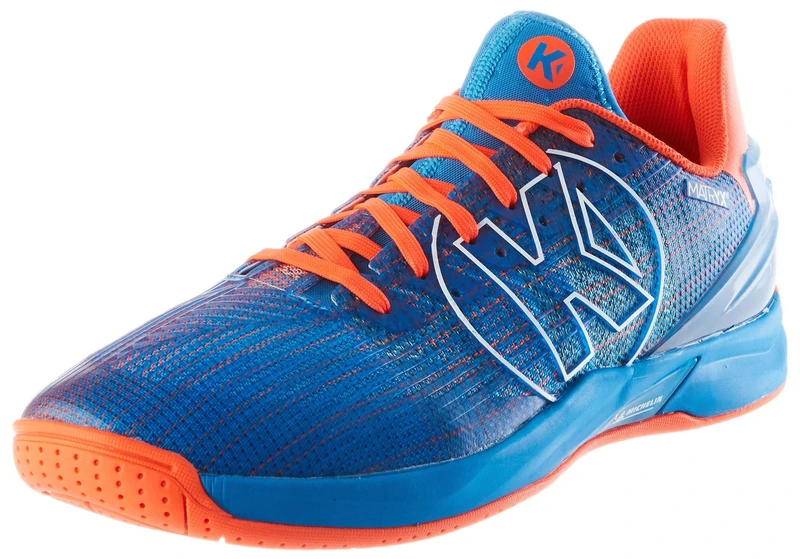 Kempa 2008590 Men’s Handball Shoes, Multicolour (Kempablau/Fluo Rot 01), 6 UK - Image 1