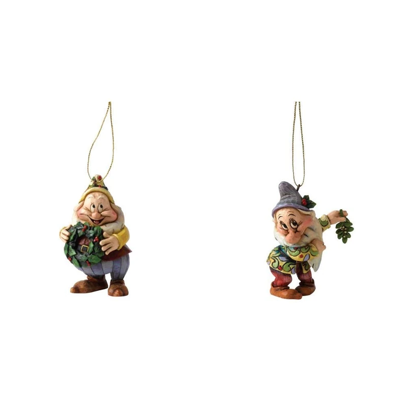 Disney Traditions Happy Hanging Ornament & Traditions Bashful Hanging Ornament