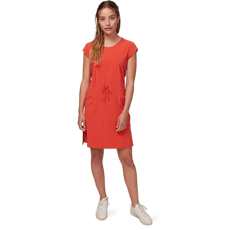Fjallraven 83502 High Coast Lite Dress W T-shirt womens Rowan Red S